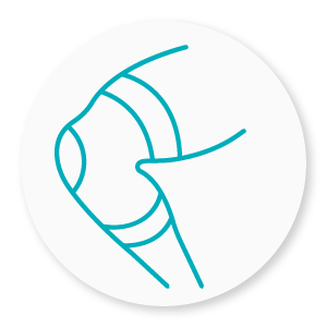 ícono rehabilitación de lesiones deportivas.